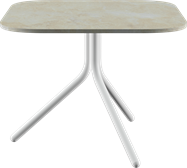 White Poseidon Side Table